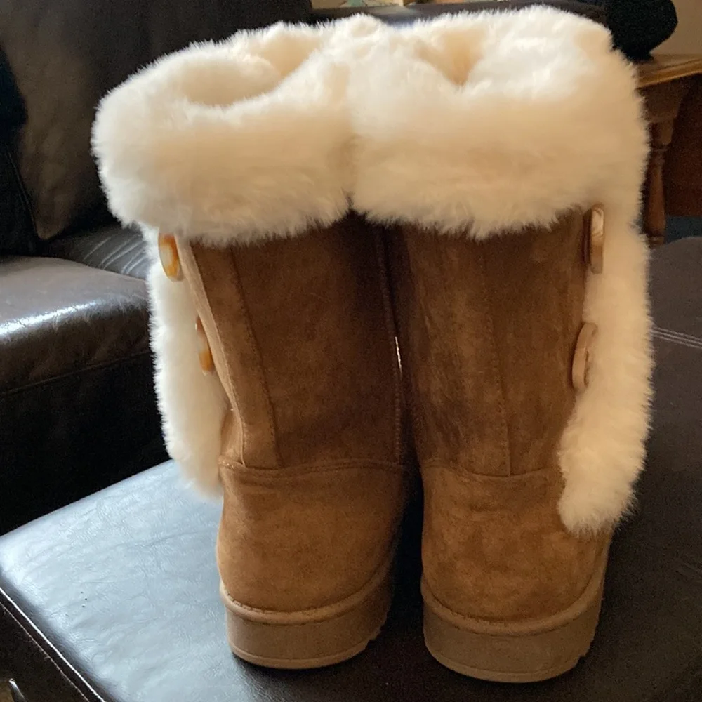 SO Abigail faux fur women’s boots - Picture 4 of 7
